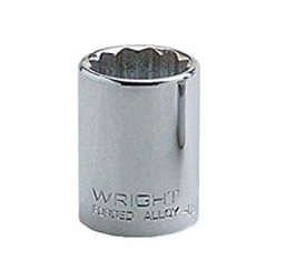 WRIGHT-TOOL NO.31-10MM 3/8&quot;Drive Socket Metric Standard Size 10mm. 12P