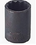 WRIGHT-TOOL NO.4120 1/2&quot;Dr. Standard Socket Size 5/8&quot; 12P