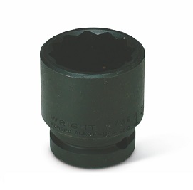 WRIGHT-TOOL NO.67H18 3/4&quot;Dr. Socket Impact Shallow 9/16&quot; 12P