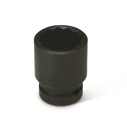 WRIGHT-TOOL NO.67H-19MM 3/4&quot;Dr. Socket Impact Shallow 19mm. 12P