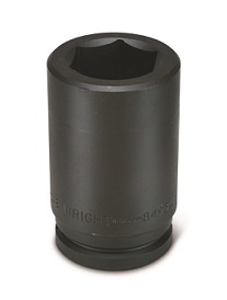 WRIGHT-TOOL NO.849-75MM 1.1/2&quot;Dr. Deep Socket Impact 75mm. 6P