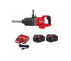 บ๊อกซ์ไร้สายระบบกระแทก MILWAUKEE NO.M18 ONEFHIWF1D-0C0 ASIA M18 FUEL™ D-Handle High Torque Impact Wrench , 1&quot; (1Charger , 2 Battery 5.0Ah)