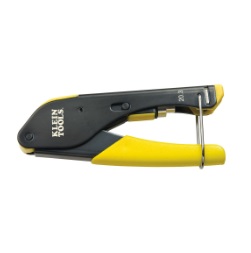 KLEIN No.VDV212-008 Push-Pull Crimping Tool - Compact, F-Connector, 5.6&quot; (142mm.)