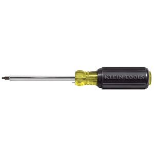 KLEIN NO.665 Square Recess Tip Screwdrivers Round Shanks , #1 x 8&quot; (203mm.)