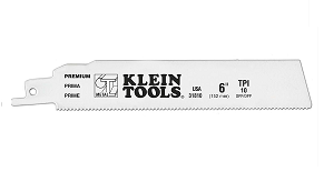 KLEIN No.31722-15 Reciprocating Saw Blade 14TPI , 6&quot;