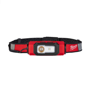 ไฟฉายคาดหัว สายคาดสะท้อนแสง MILWAUKEE No.L4 HLVIS-301 USB RECHARGEABLE HI-VIS HEADLAMP