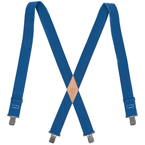 KLEIN NO.60223B Supenders Elastic-Back Suspenders blue