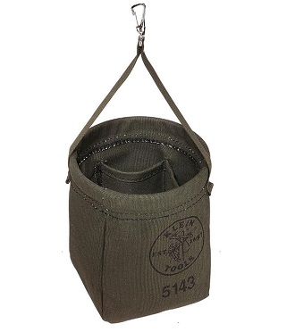 KLEIN NO.5143 Canvas Tapered-Bottom Bag 6-1/2&quot; (165mm.)