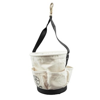 KLEIN NO.5171PS Heavy-Duty Tapered-Wall Buckets With Pockets 12&quot; (305mm.)