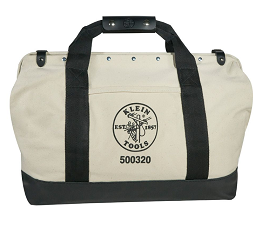 KLEIN NO.5003-20 Canvas Tool Bags-Multiple Pockers. Leather Bottom size 20&quot;