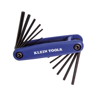 KLEIN NO.70573 Grip-It Hex-Key Sets Size 5/64,3/32,7/64,1/8,9/64,5/32, 1.5mm,2mm,5mm,3mm,4mm,5mm.