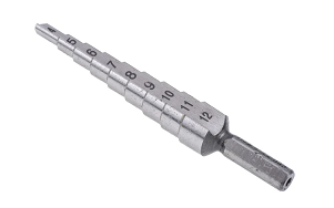 KLEIN NO.59021 High Speed Steel Step-Drill Bits-Metric Size (4mm. to 12mm.)