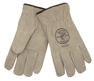 KLEIN NO.40014 Cowhide Drivers Gloves-Lined (Size Large)