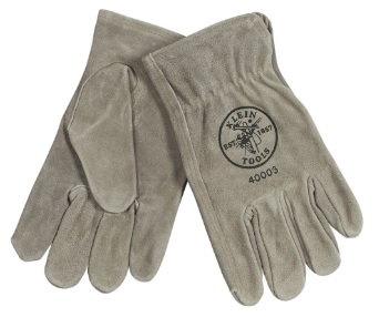 KLEIN NO.40004 Cowhide Drrivers Gloves (Size Medium)