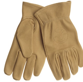 KLEIN NO.40021 Deerskin Work Gloves (Size Medium)