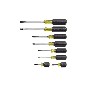 KLEIN NO.85078 8-Piece Cushion Grip Screwdriver Set