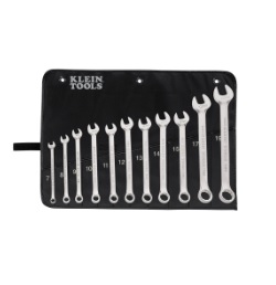 KLEIN NO.68502 Combination Wrenches Metric 11-Piece Set 7-19mm.