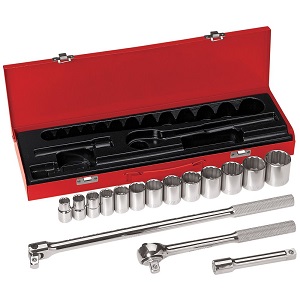 KLEIN NO.65512 16-Piece 1/2-Inch Drive Socket Wrench Set Weight (9.63 IBS)