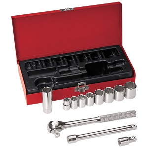 KLEIN NO.65504 12-Piece 3/8-Inch Drive Socket Wrench Set Weight (3.62 IBS)