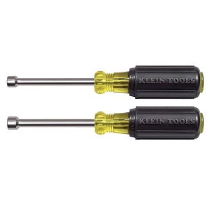 KLEIN NO.630M 2-Piece Magnetic Tip Cushion Grip Nut Driver Set