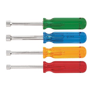 KLEIN NO.70084 4-Piece Nut Driver Set 3 Shafts