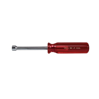 KLEIN NO.S8M Red Magnetic Nut Drivers Hex Tip size 1/4&quot; x 3&quot; (76mm)