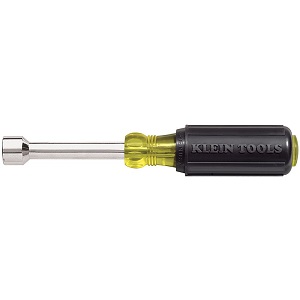 KLEIN NO.630-3/16 Black Cushion Grip Hollow Shaft Nut Drivers size 3/16&quot; x 3&quot; (76 mm.)