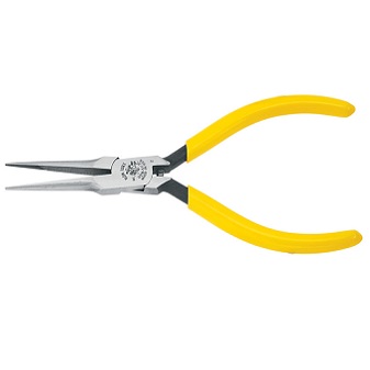 KLEIN NO.D338-5 1/2C Curved Long Needle Nose Pliers ES size 5-1/2&quot; (140mm.)