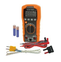 KLEIN NO.MM400 Digital Multimeter, Auto-Ranging, 600V