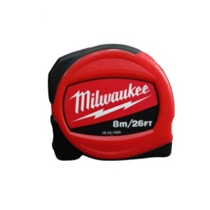 ตลับเมตร MILWAUKEE No.48-22-7826 8m/26ft Red Tape Measure