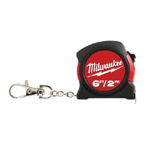 ตลับเมตร MILWAUKEE No.48-22-5506 2m/6ft Keychain Tape Measure