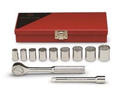 [101074790009] WRIGHT-TOOL NO.328 3/8&quot;Dr. Standard Socket Set 11pcs.