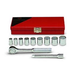 [101074790014] WRIGHT-TOOL NO.379 3/8&quot;Dr. Standard Socket Set 11pcs.