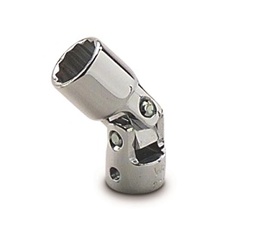 [101091790001] WRIGHT-TOOL NO.3712 3/8&quot;Dr. Flex Socket Chrome Size 3/8&quot; 12P