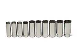 [101147790020] WRIGHT-TOOL NO.473 1/2&quot;Dr. Deep Socket 12P Metric Set 10 pcs.