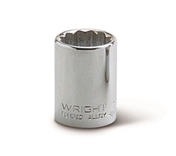 [101173790001] WRIGHT-TOOL NO.4112 1/2&quot;Dr. Standard Socket Size 3/8&quot; 12P