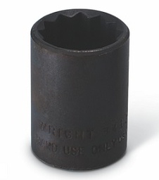 [101174790003] WRIGHT-TOOL NO.34116 1/2&quot;Dr. Standard Socket Industrial Finish Size 1/2&quot; 12P