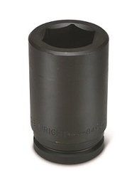 [101403790001] WRIGHT-TOOL NO.849-75MM 1.1/2&quot;Dr. Deep Socket Impact 75mm. 6P