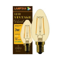 หลอดไฟวินเทจ LAMPTAN No.Vivid vintage Vivid , 3W E14