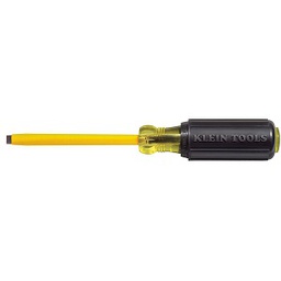 KLEIN NO.621-6 Coated Cabinet Tip Screwdrivers Round , 5mm x 6&quot; (152 mm.)