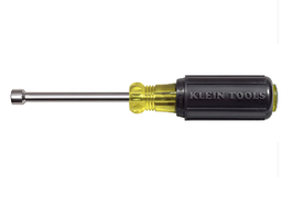 KLEIN No.630-1/4M Red Magnetic Tip Nut Drivers-Hollow Shafts,1/4&quot; x 3&quot; (76mm.)