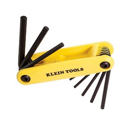 [719001063116] KLEIN NO.70575 Grip-It Hex-Key Sets Size .050,1/16,5/64,3/32,7/64,1/8,9/64,5/32,3/16