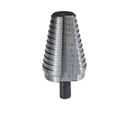 [507002000028] KLEIN NO.59004 High Speed Steel Step-Drill Bits-Inch Size (13/16 to 1-3/8)