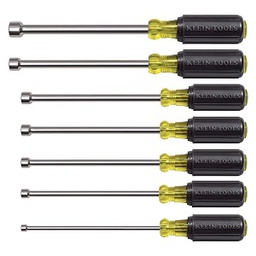 [103011063018] KLEIN NO.647M 7-Piece Hollow Shaft Magnetic Tip Set 6 Shafts (3/16&quot;-1/2&quot;)