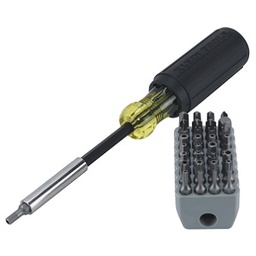 [103011063014] KLEIN NO.32510 Magnetic Screwdriver with 32 Piece Tamperproof Bit Set