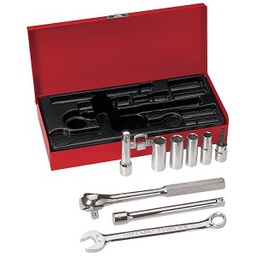 [103001071073] KLEIN NO.65503 9-Piece 3/8-Inch Drive Deep-Socket Wrench Set Weight (3.60 IBS)