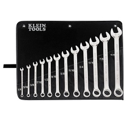 [103011063043] KLEIN NO.68404 Set Combination Wrenchs Size 1/4&quot;-15/16&quot;