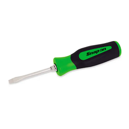 [103001115009] SNAP-ON NO.SHD4G Screwdriver Flat Tip Instinct Hard Handle Green .040