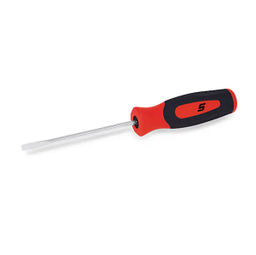 [103001115025] SNAP-ON NO.SHD304R Screwdriver Flat Tip Mini Tip Instinct Handle Red .018x1/8 tip 5 3/4