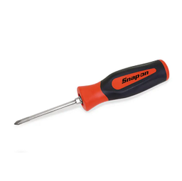 [103003115016] SNAP-ON NO.SHDP61O Screwdriver PHILLIPS Instinct Hard Handle Orange Handle #1 tip 9 11/16&quot;